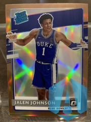 2021 Chronicles Draft Picks Jalen Johnson Bronze Optic Rated Rookie #213 Hawks